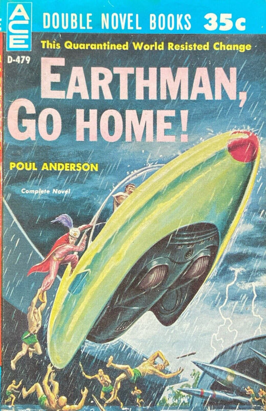 Earthman, Go Home!/To the Tombaugh Station by Anderson/Tucker Ace Double D-479