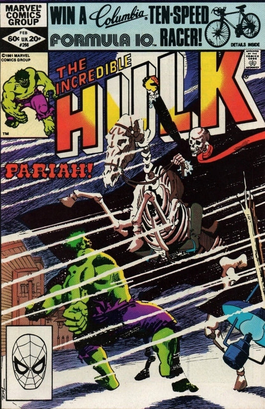 Marvel Comics Incredible Hulk #268 Bronze Age 1982
