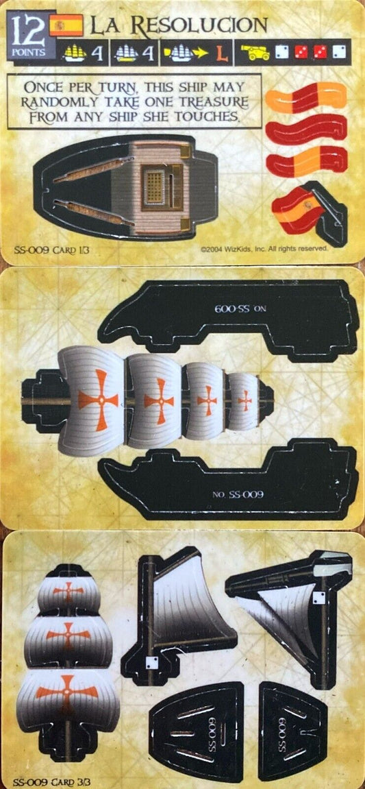 WizKids Pirates CSG of the Spanish Main SS-009 La Resolucion