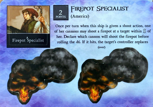WizKids Pirates CSG at Ocean's Edge 098 Firepot Specialist (America)