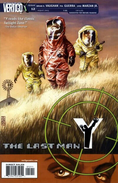 Vertigo Comics Y the Last Man #12 2003 Modern Age