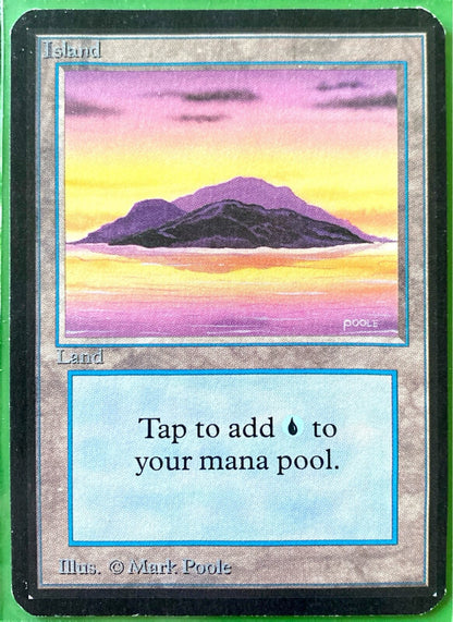 Magic the Gathering (MTG) Island (A) Alpha