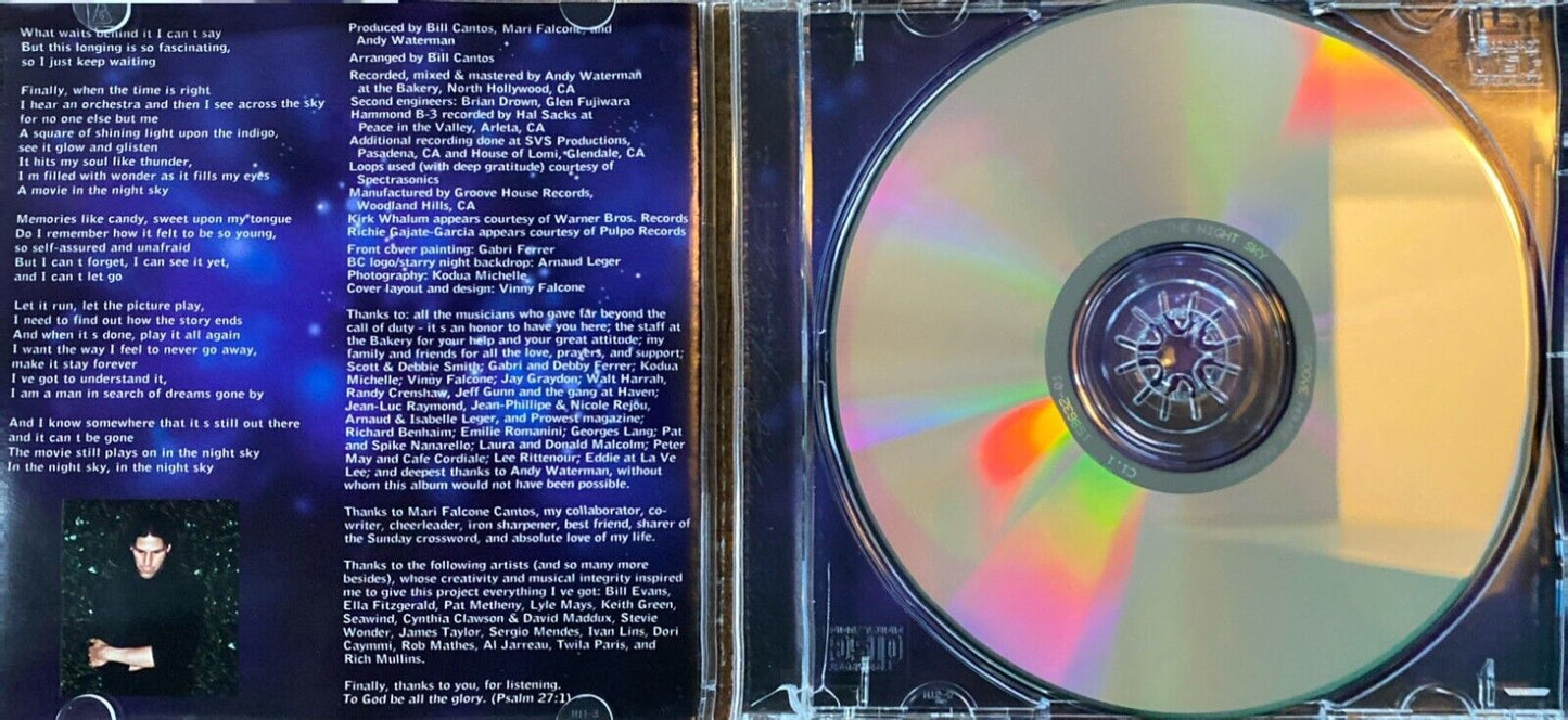 Bill Cantos - Movie in the Night Sky CD Compact Disc