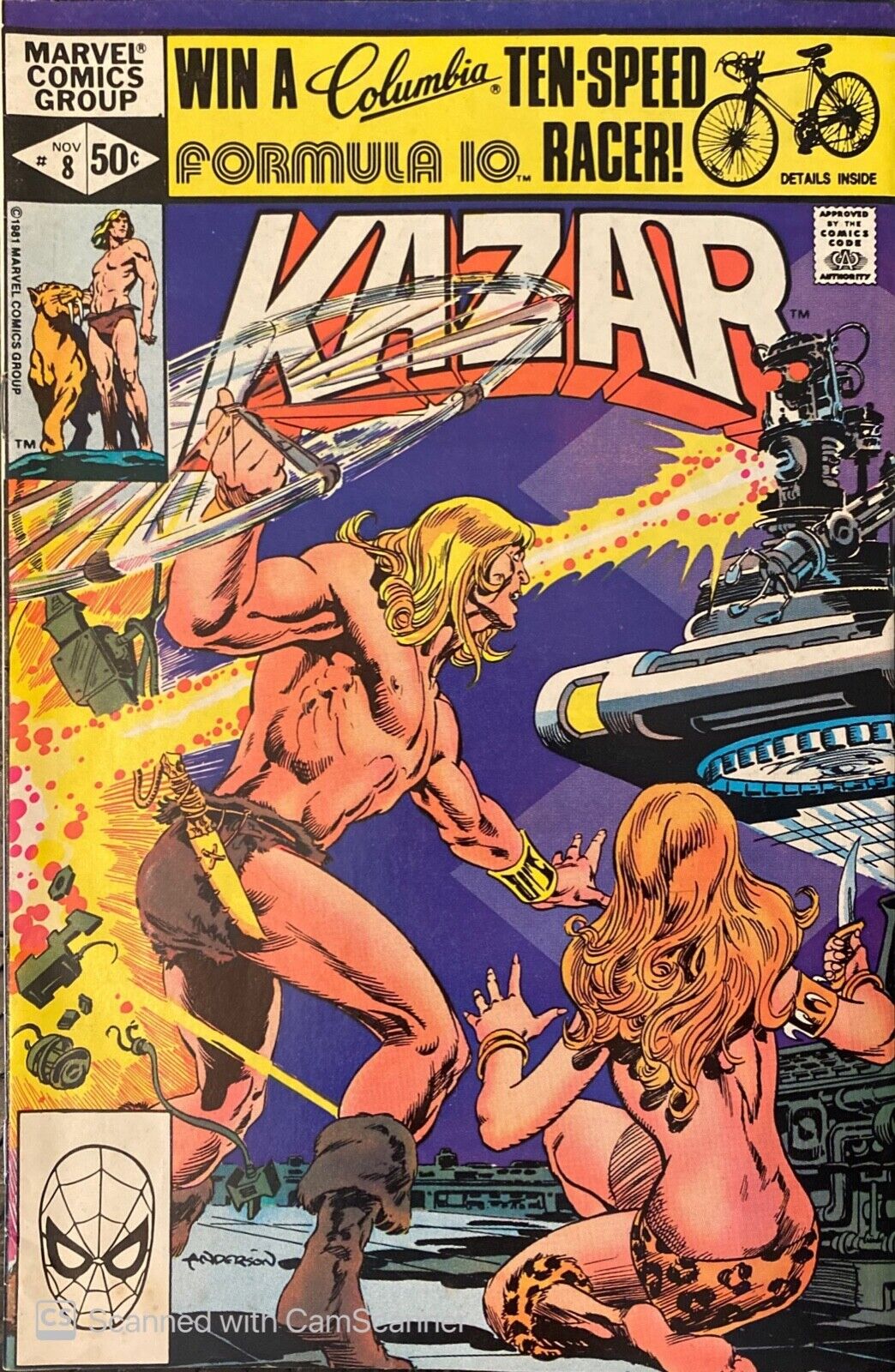 Marvel Comics Ka-zar the Savage #8 Bronze Age 1981