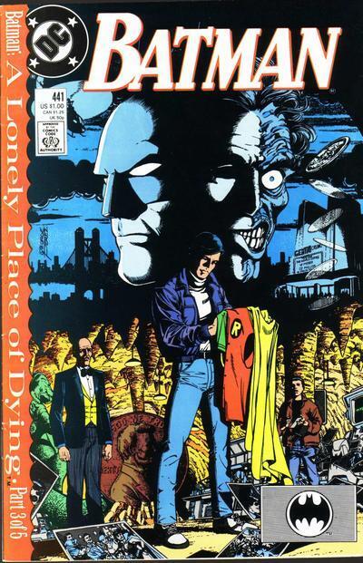 DC Comics Batman #441 Copper Age 1989 A Lonely Place of Dying