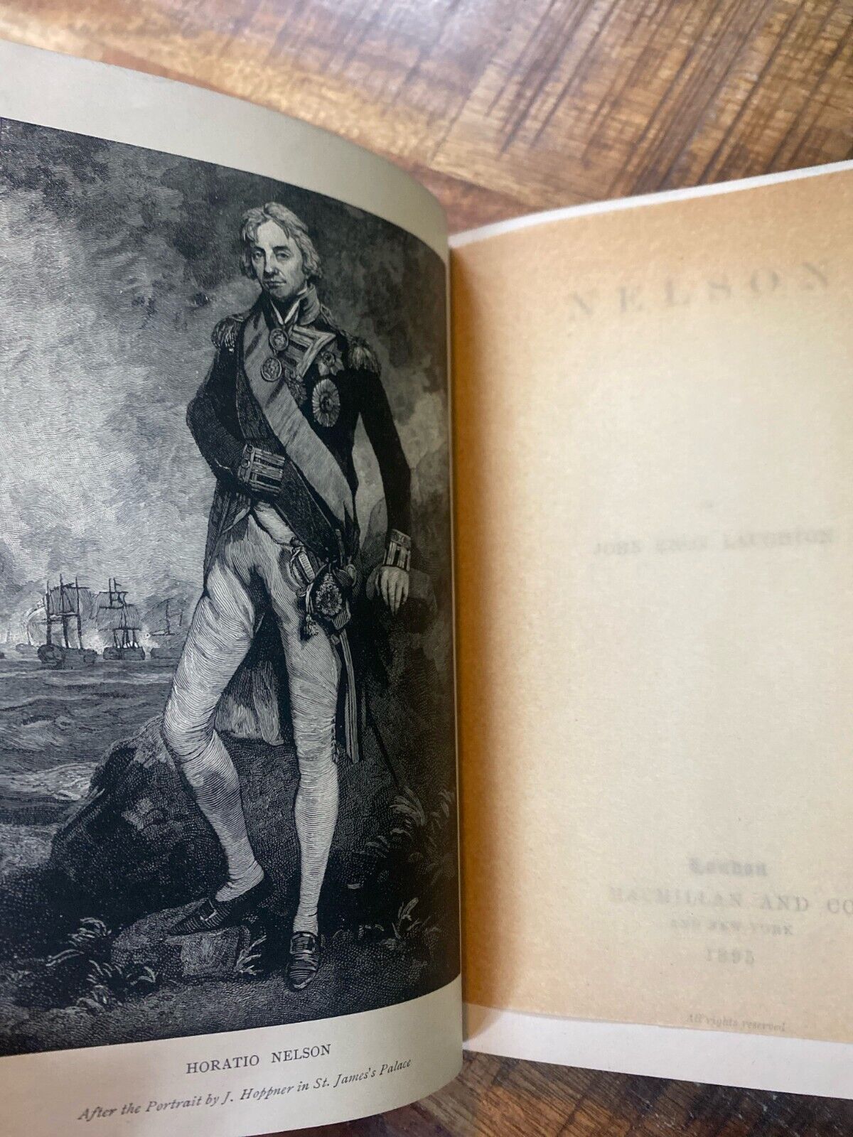 English Men of Action: Nelson by J.K. Laughton 1895 Macmillan Hardcover UK First