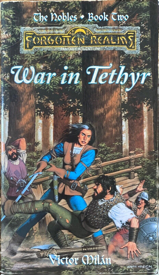 War in Tethyr by Victor Milan 1995 TSR Paperback Forgotten Realms Nobles