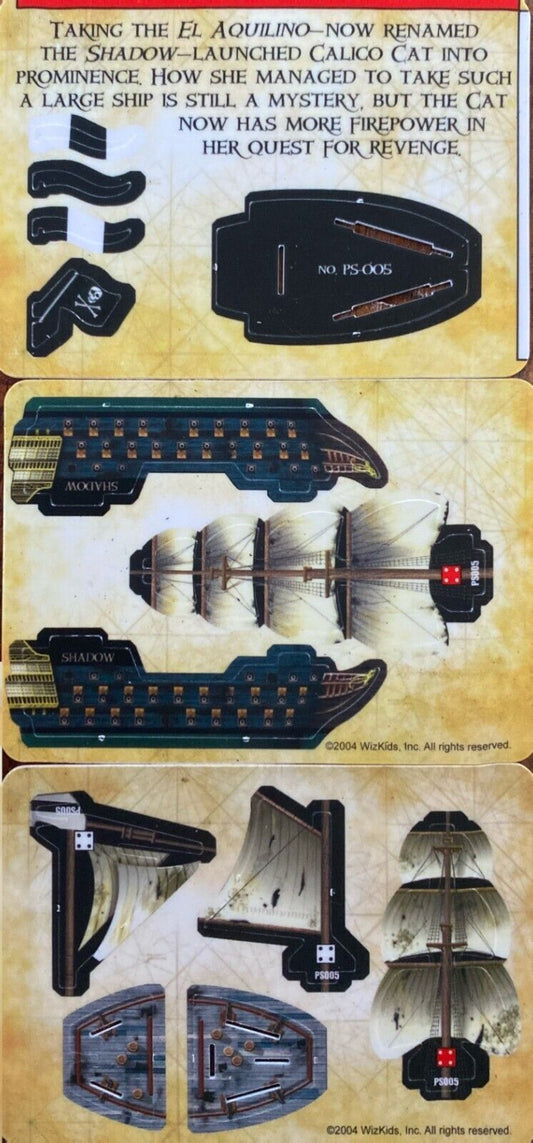 WizKids Pirates CSG of the Spanish Main PS-005 Shadow