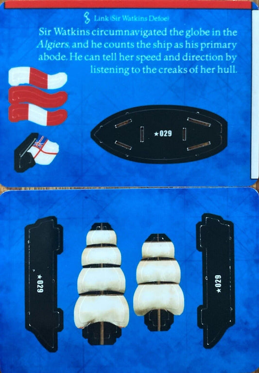 WizKids Pirates CSG of the Revolution 029 HMS Algiers Unpunched