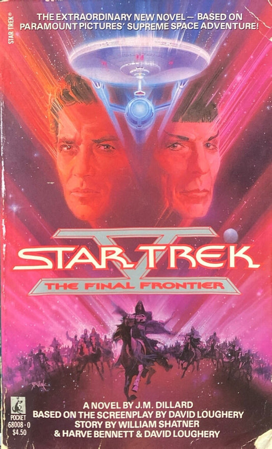 Star Trek V: The Final Frontier by J.M Dillard 1989 Pocket Paperback