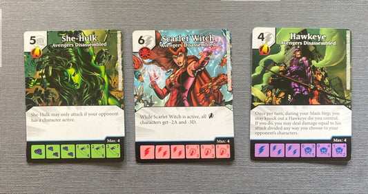 Wizkids Marvel Dice Masters Avengers Disassembled Promo Set