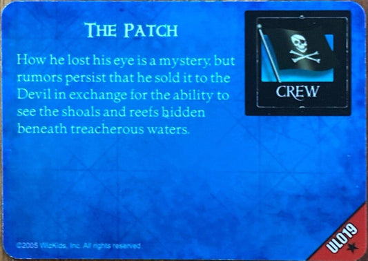 WizKids Pirates CSG of the Revolution UL019 The Patch Unpunched