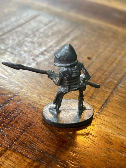 Royal Guardsman of the Undead Legion w/Spear TTRPG Pewter Mini 1985 D&D