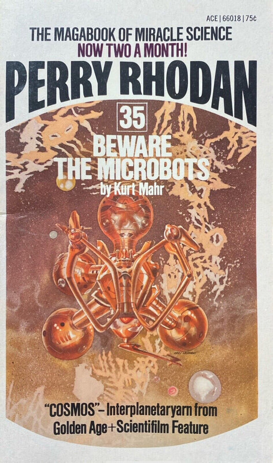 Perry Rhodan 35: Beware the Microbots by Kurt Mahr 1973 Ace Paperback