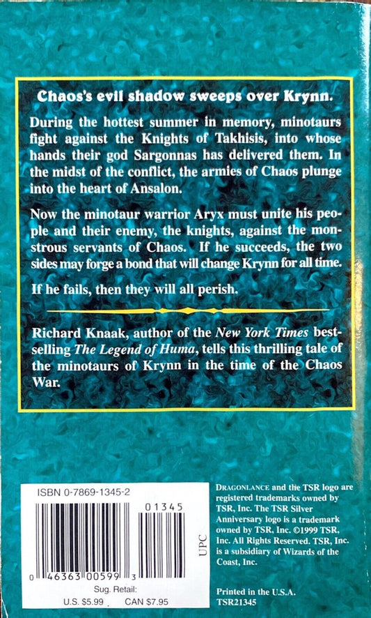 Reavers of the Blood Sea by Richard Knaak 1999 TSR Paperback D&D Dragonlance