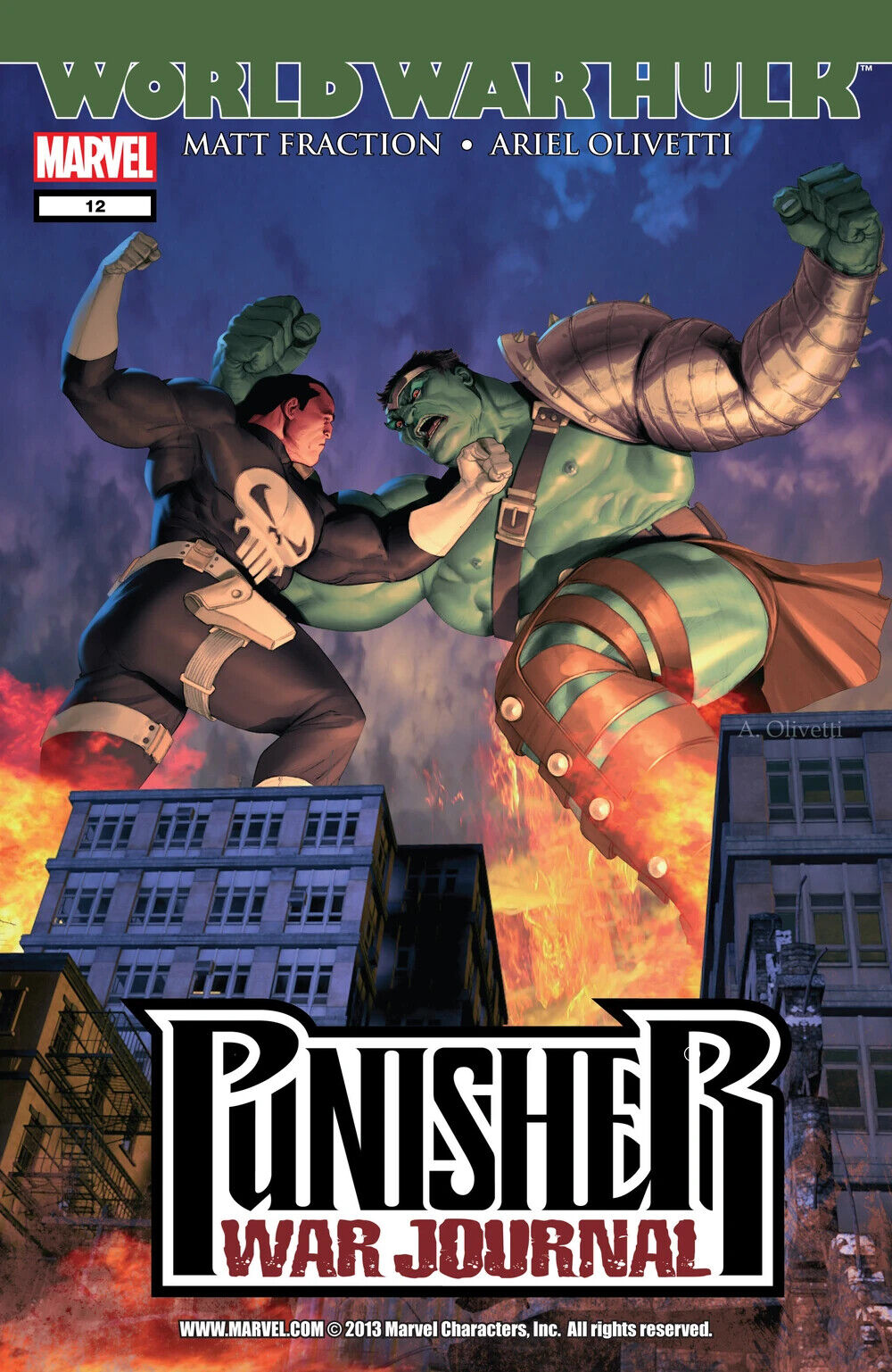 Marvel Comics Punisher War Journal #12 Modern Age 2007