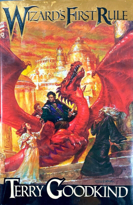 Wizard's First Rule by Terry Goodkind 1994 Tor Hardcover Sword of Truth