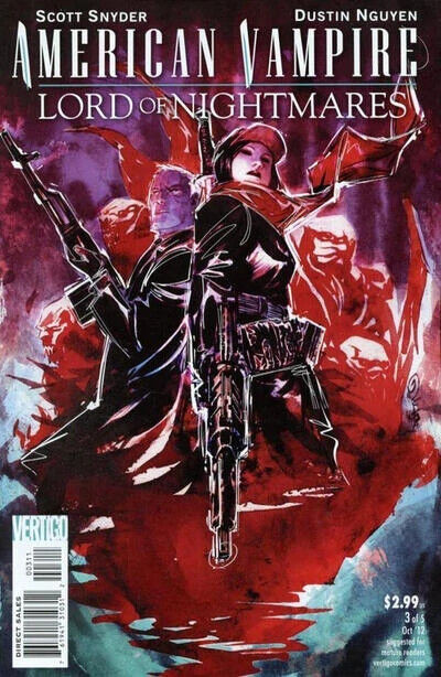 Vertigo Comics American Vampire Lord of Nightmares #3 Modern Age 2012