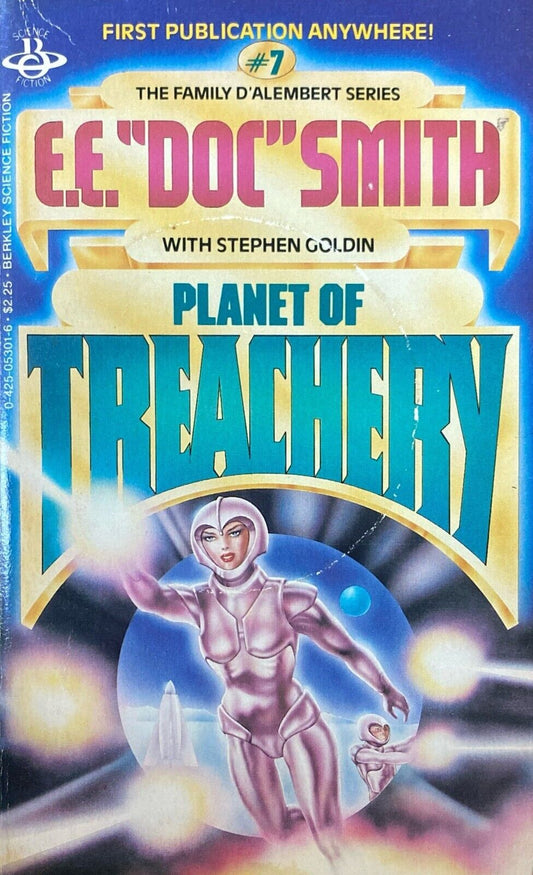 Planet of Treachery by E.E. Doc Smith 1982 Berkley Paperback Family D'Alembert