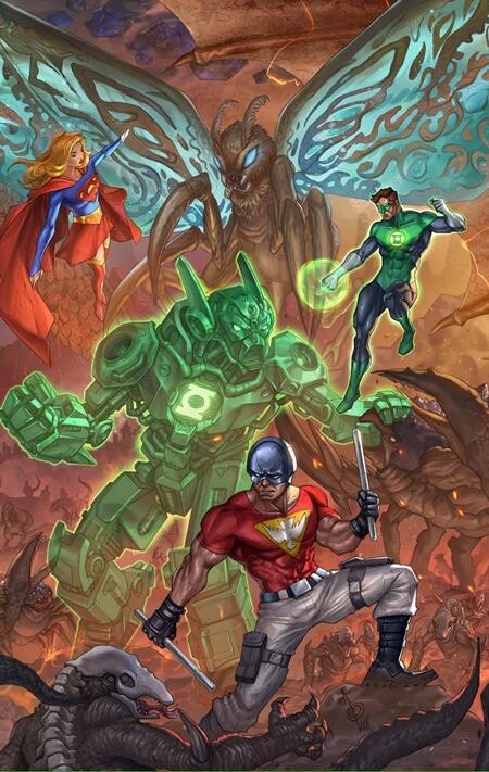 DC Comics Justice League vs Godzilla vs Kong #3 Quah FOC 7.14.2025 Pre-Order