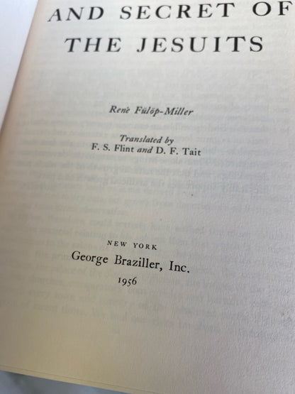 The Power and the Secret of the Jesuits by Rene Fulop Miller 1956 Hardcover