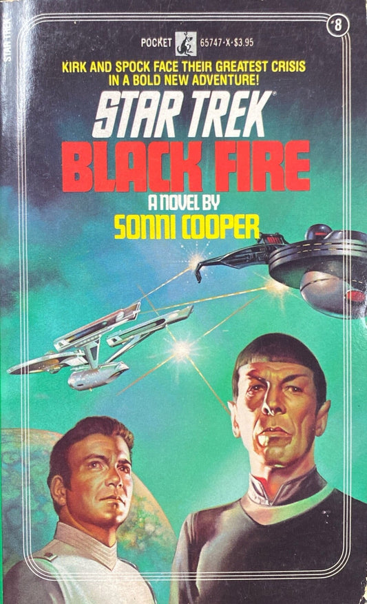 Star Trek #8: Black Fire by Sonni Cooper 1983 Pocket Paperback