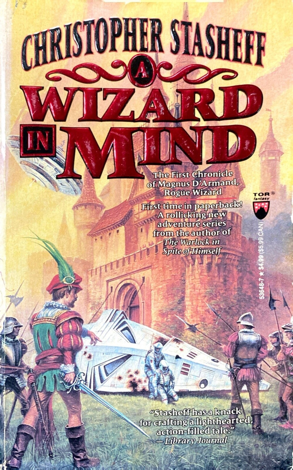 A Wizard in Mind by Christopher Stasheff 1996 Tor Paperback