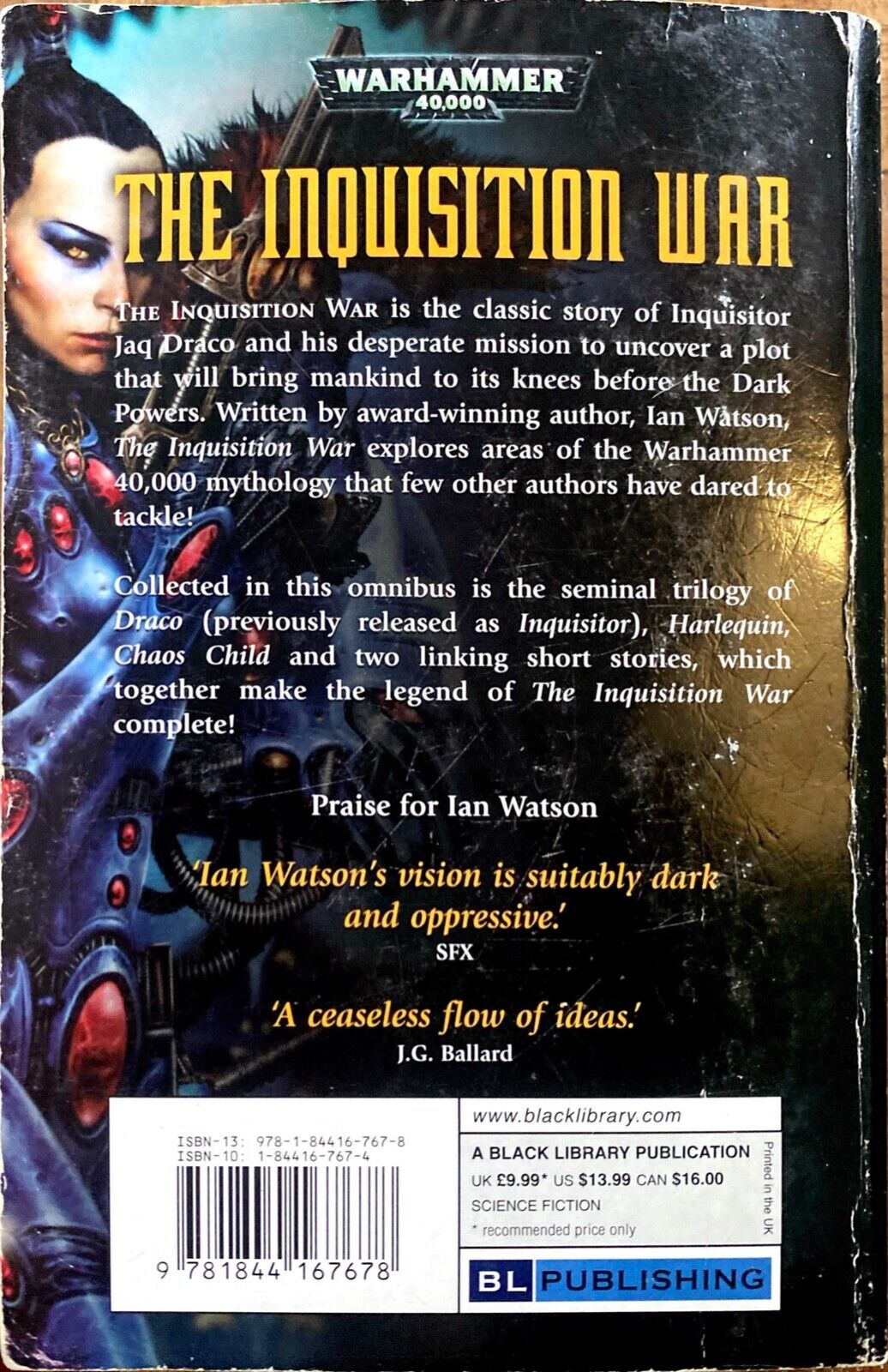 The Inquisition War by Ian Watson 2009 Black Library Paperback Warhammer