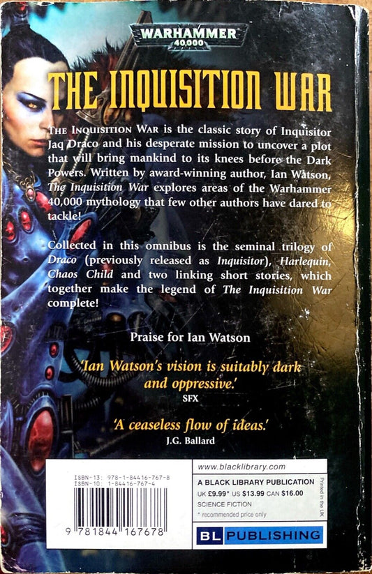 The Inquisition War by Ian Watson 2009 Black Library Paperback Warhammer