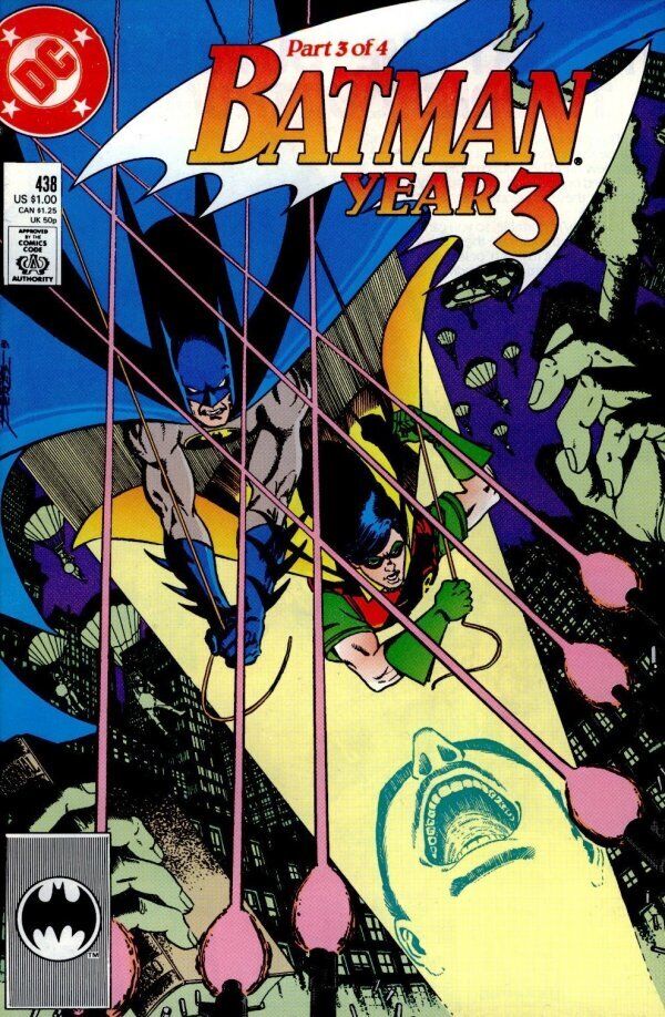 DC Comics Batman #438 Copper Age 1989 Year 3 Part 3