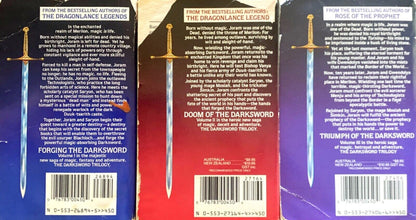 The Darksword Trilogy by Margaret Weis & Tracy Hickman Complete Bantam Paperback