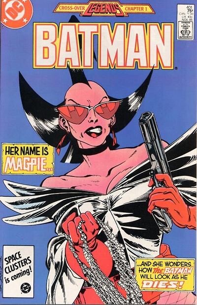 DC Comics Batman #401 Copper Age 1986 First Magpie