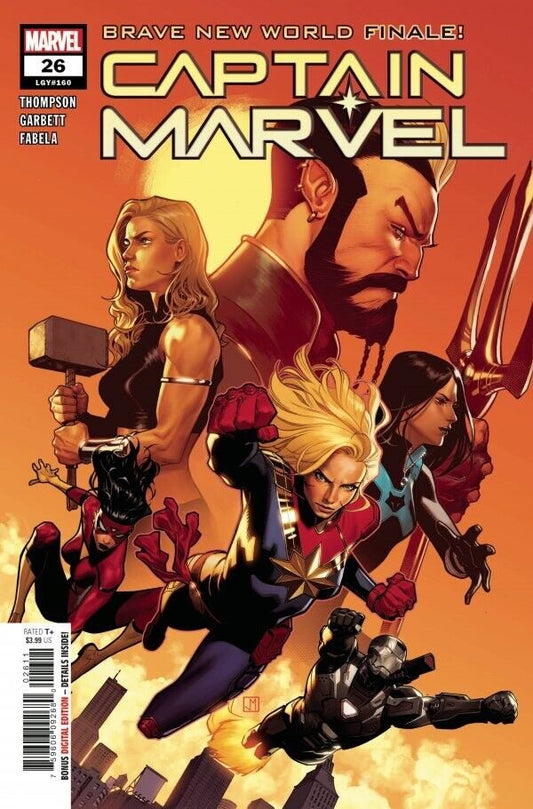 Marvel Comics Captain Marvel #26 (Legacy #160) Modern Age 2021