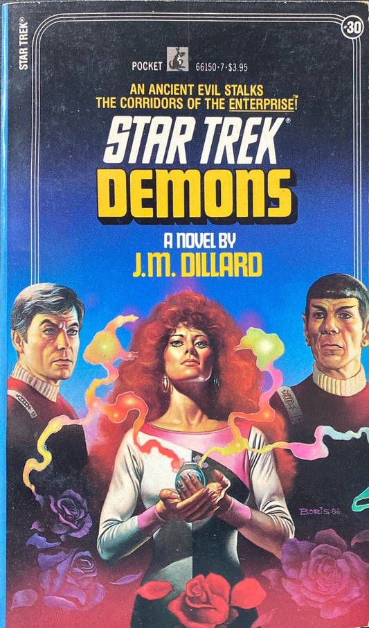 Star Trek #30: Demons by J.M. Dillard 1986 Pocket Paperback