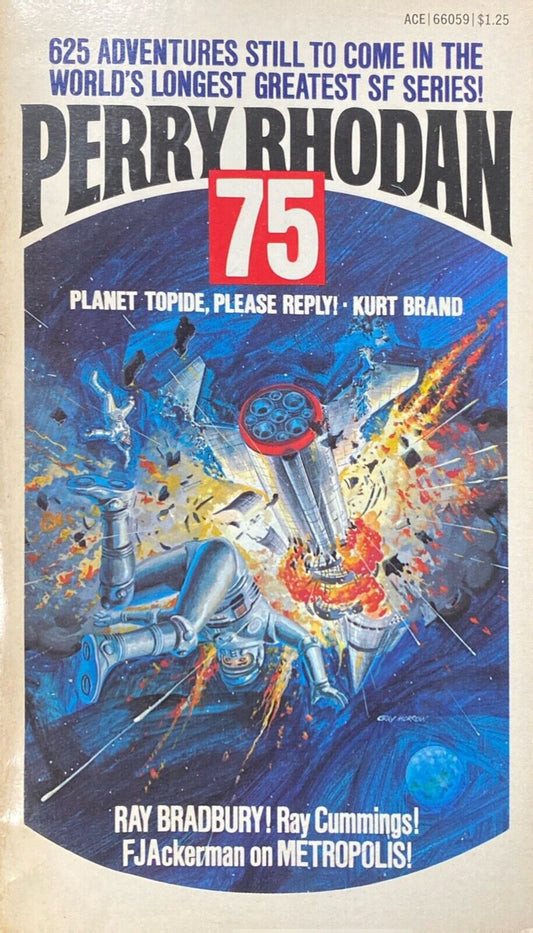 Perry Rhodan 75: Planet Topide, Please Reply! by Kurt Brand 1975 Ace Paperback