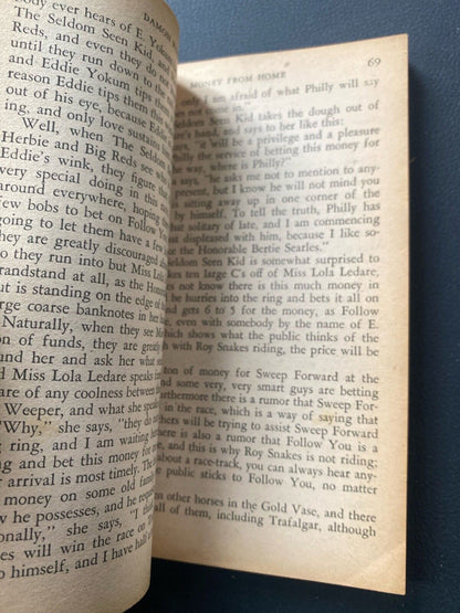 Three Wise Guys by Damon Runyon 1946 Avon 102 Paperback
