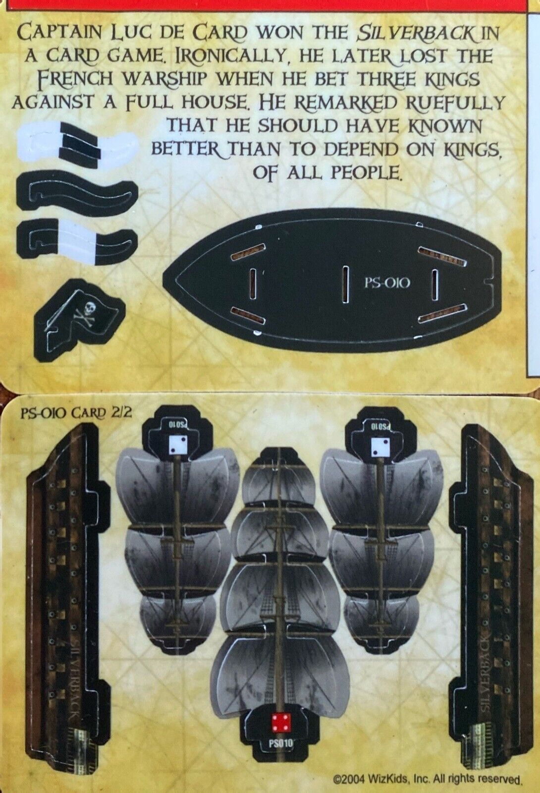 WizKids Pirates CSG of the Spanish Main PS-010 Silverback