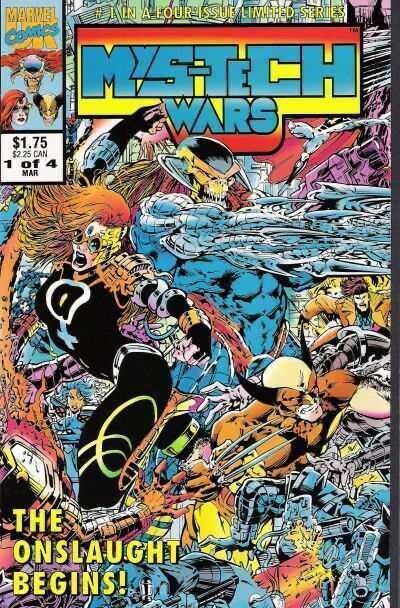 Marvel Comics UK Mys-Tech Wars #1-4 Modern Age 1993 Complete