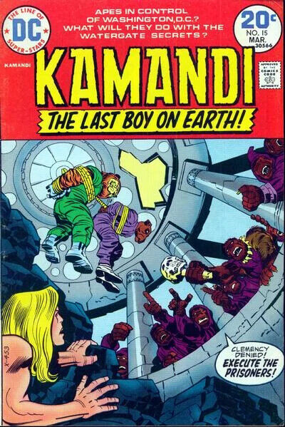 DC Comics Kamandi: The Last Boy on Earth #15  Bronze Age 1974 Kirby
