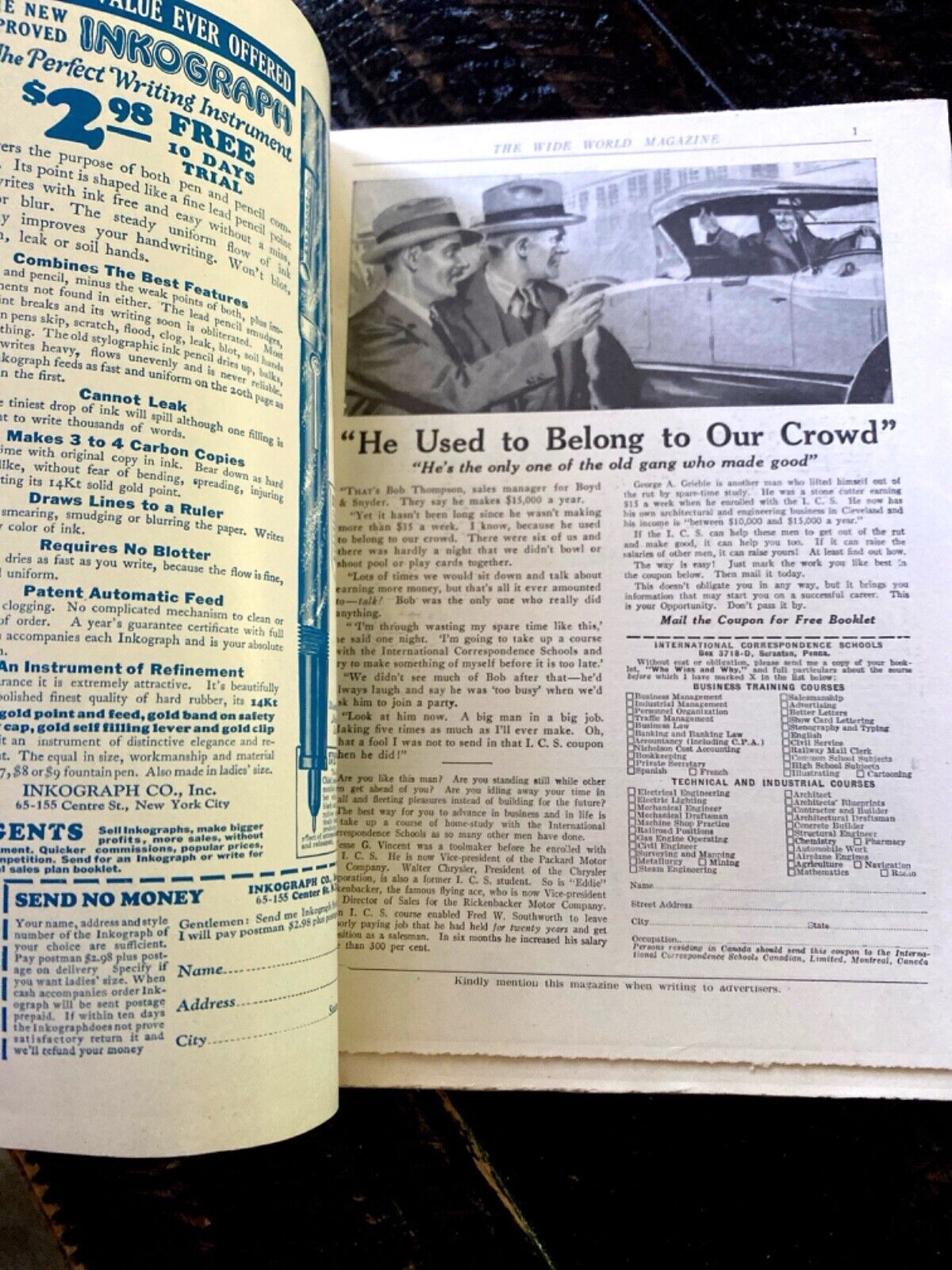 The Wide World Magazine No. 346 Vol. 58 February 1927 London Pulp