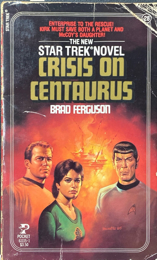 Star Trek #28: Crisis on Centaurus by Brad Ferguson 1986 Pocket Paperback