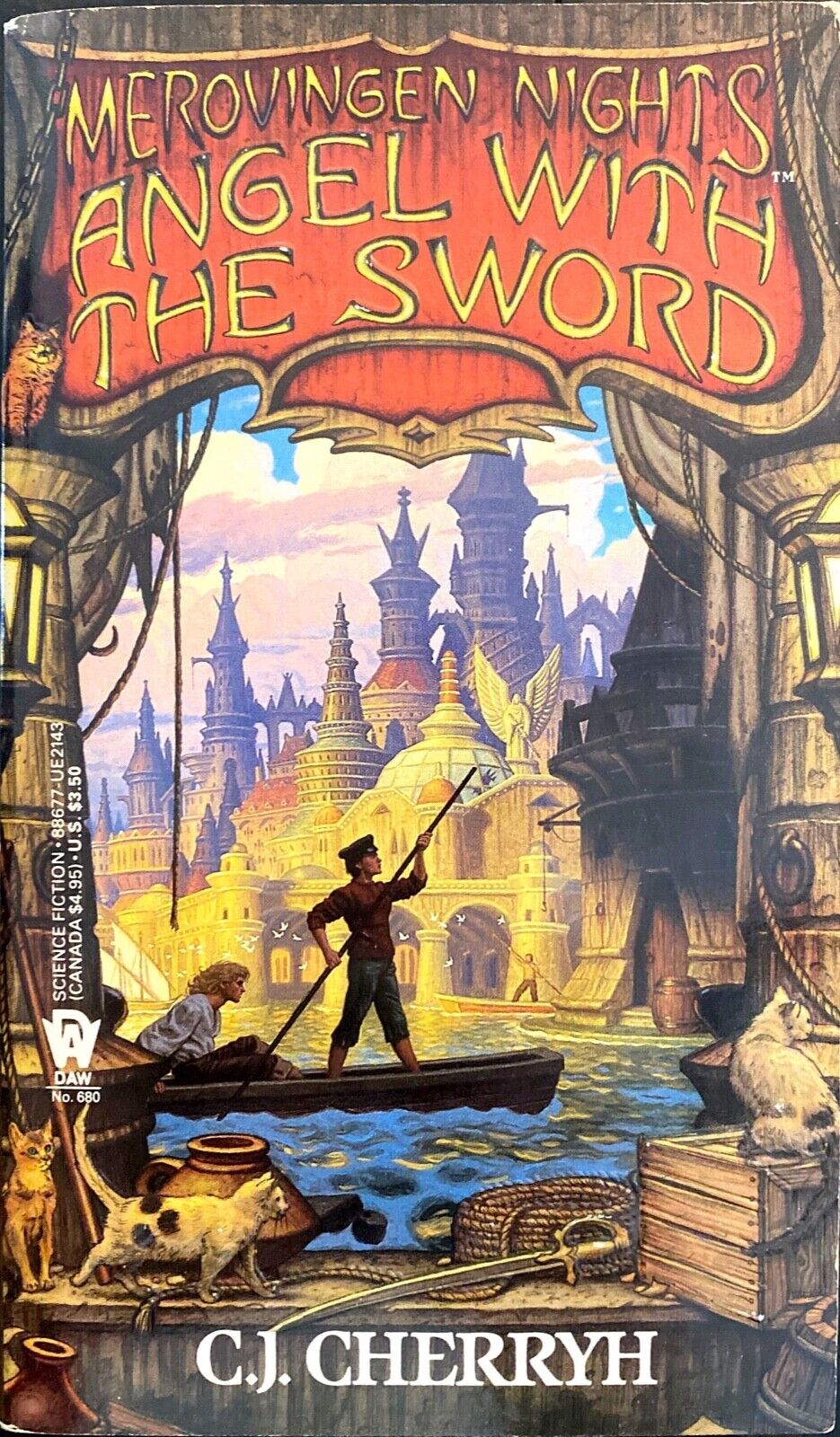 Angel With the Sword by C.J. Cherryh 1986 Daw UE2143 Paperback