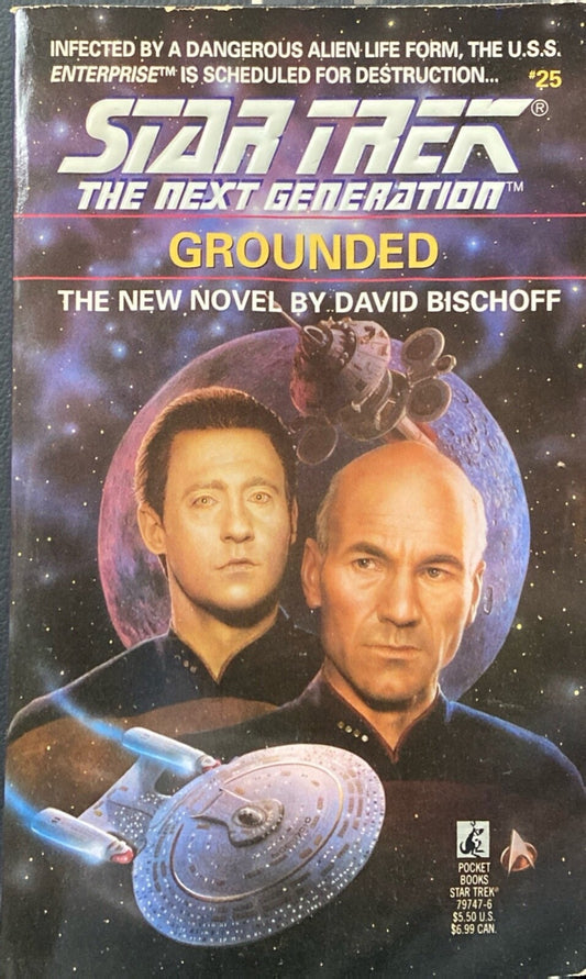 Star Trek: The Next Generation #25 - Grounded by David Bischoff 1993 Paperback