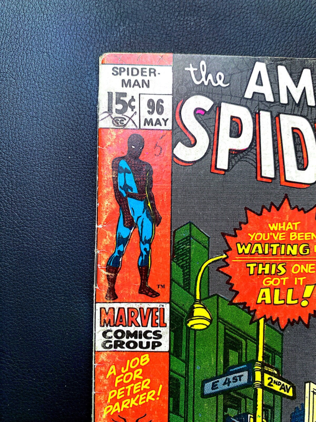 Marvel Comics Amazing Spider-man #96 Bronze Age 1971 Drug Issue No CCA