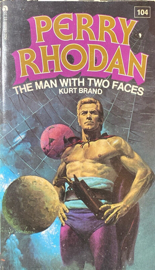 Perry Rhodan #104: The Man With Two Faces by Kurt Brand 1976 Ace Paperback