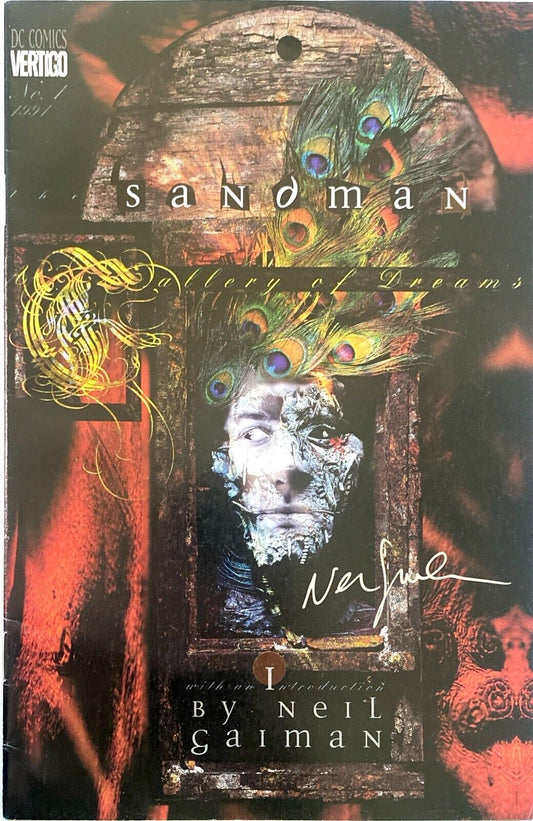 DC Vertigo Comics The Sandman: Gallery of Dreams 1994 Signed Neil Gaiman