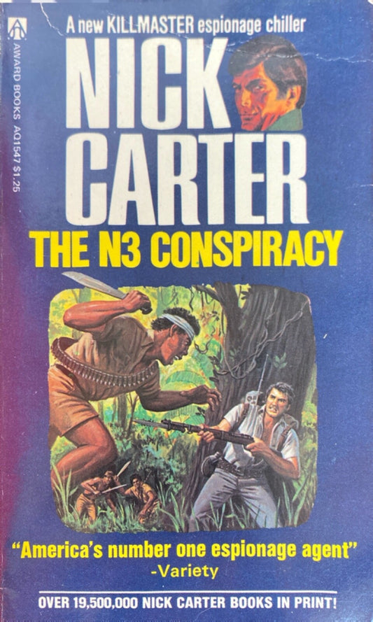 The N3 Conspiracy by Nick Carter 1976 Award Books Paperback Killmaster