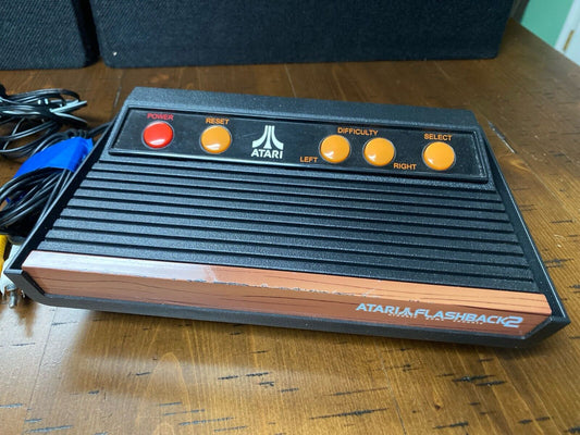 Atari Flashback 2 Console W/Controllers Power Supply Complete W/O Box