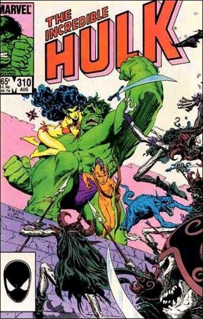 Marvel Comics Incredible Hulk #310 Copper Age 1985