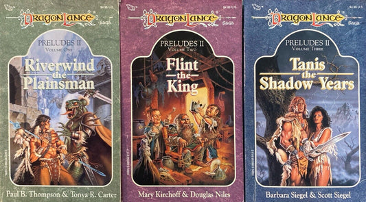 Preludes II Trilogy by Thompson Carter Niles et al TSR Paperback D&D Dragonlance
